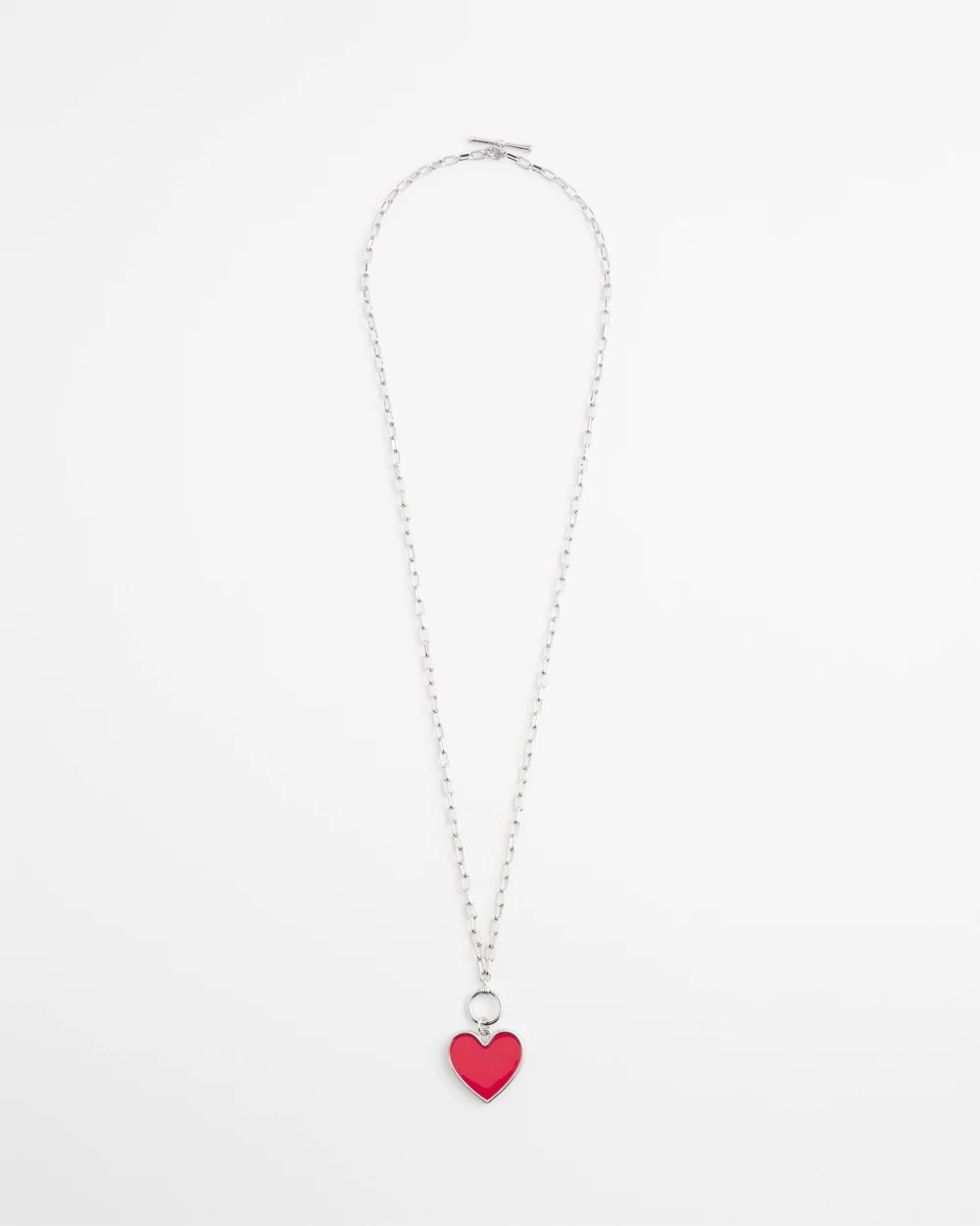 Gold Heart Necklace - Charmed Hearts Necklace - Heart